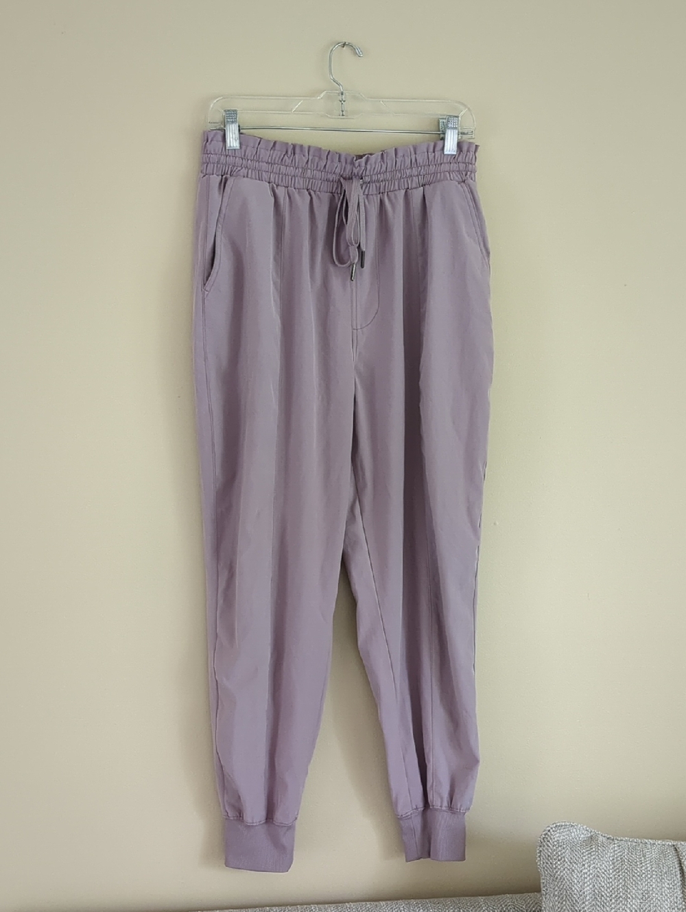 Large Vanilla Star Purple Pull On Pants Activewear Athletic Gym Workout